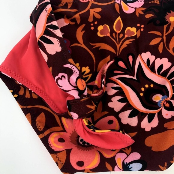 LA DOUBLE J Selva Bow Brief Reversible Print Bikini Swim Bottoms Size Small NEW - Picture 8 of 8